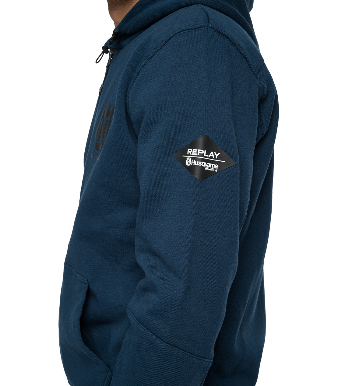 フルジップフーディー REPLAY FOR HUSQVARNA 詳細画像 ロイヤルブルー 6